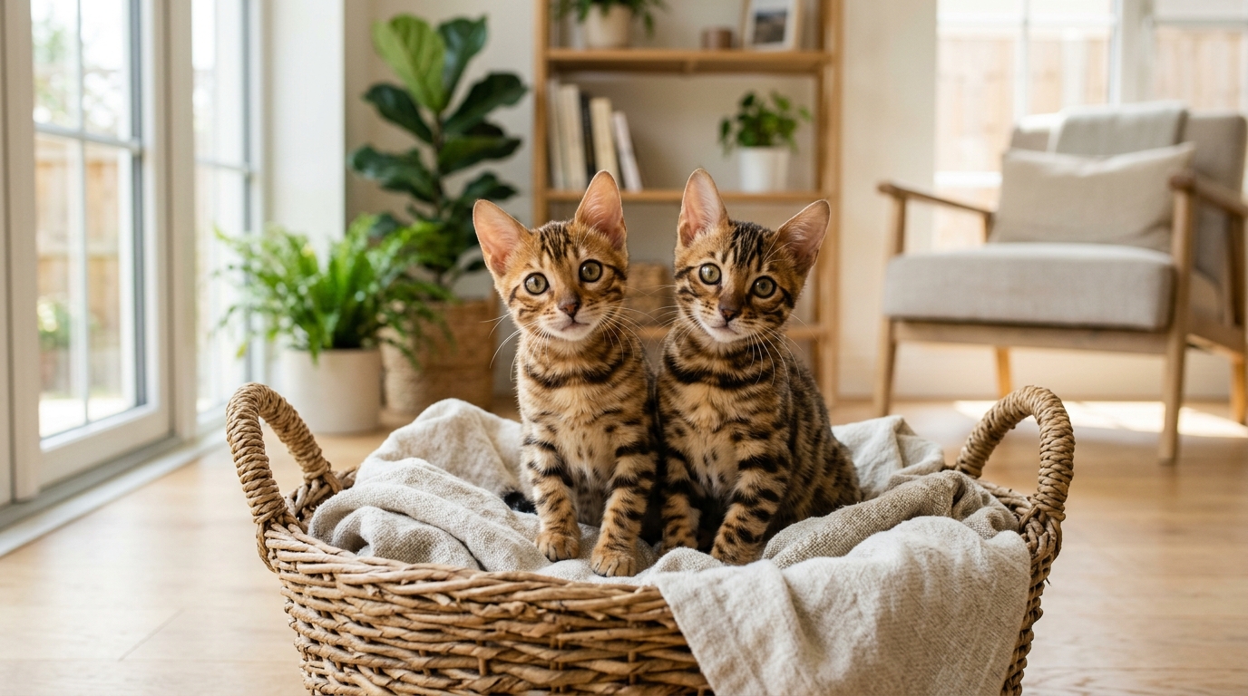 Kocięta bengalskie — rezerwacja i przygotowanie do odbioru