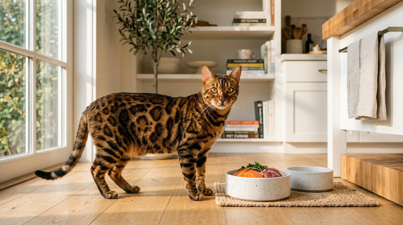 Żywienie kota bengalskiego — co je bengal i jak go karmić?